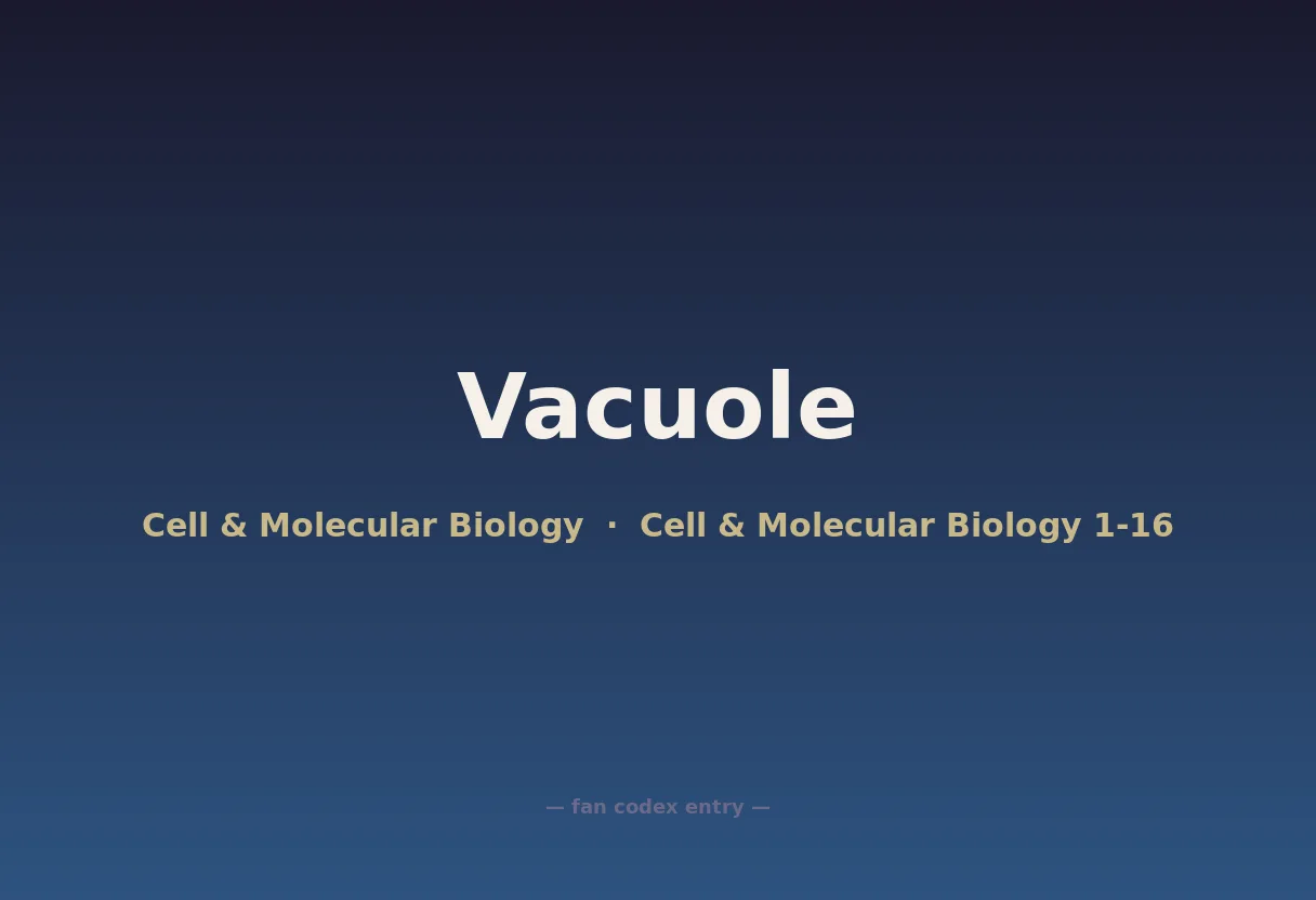 Vacuole